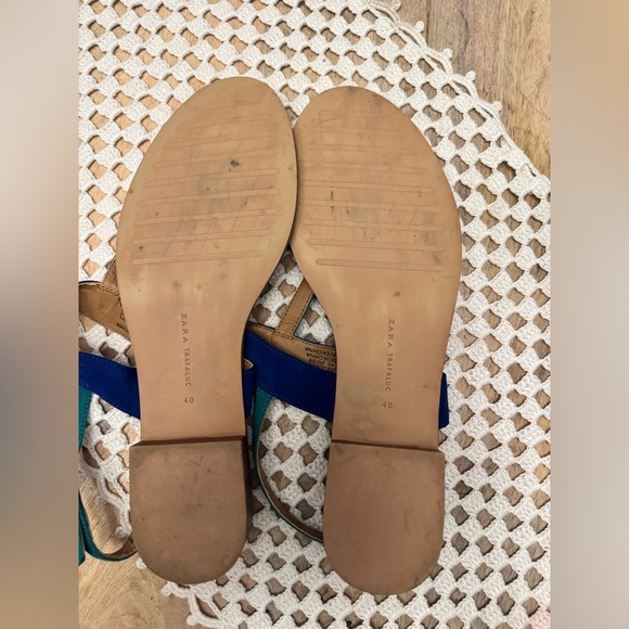 Zara Trafaluc Multicolor sandals, Size 40(9) - Picture 7 of 7